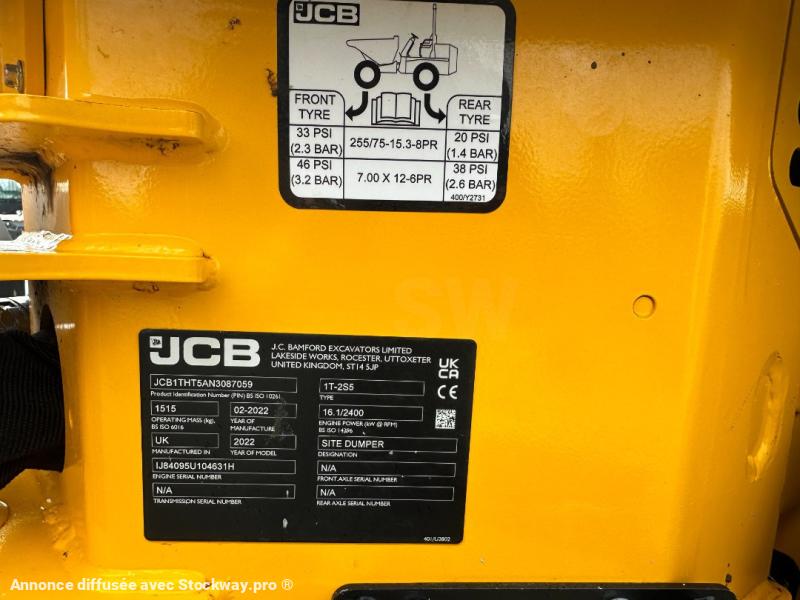 Photo Jcb 1T-2S5 High Tip axyom Stage V  image 4/14