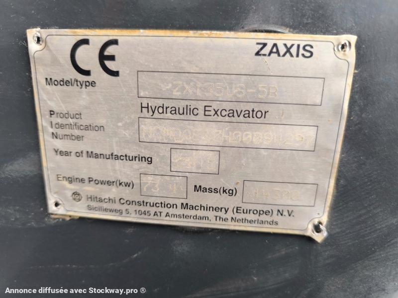 Photo Hitachi ZX135US-5B  image 17/18