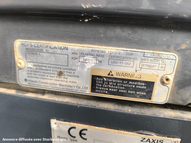 Photo Hitachi ZX135US-5B  image 18/18