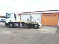 truck Renault Gamme C Trailer body two loading arms with chains