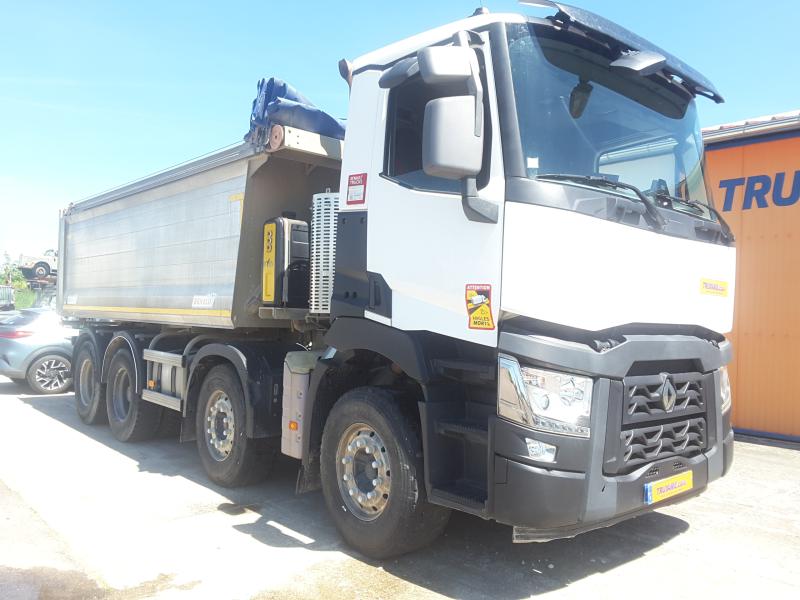 Camion Renault C-Series 460 8X4 BENALU Euro 6 Benne Benne arrière