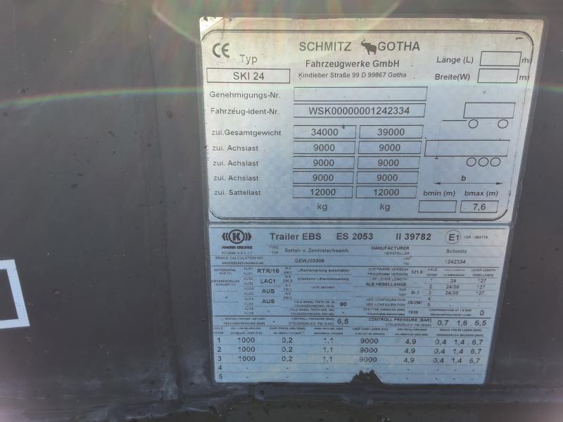 Semirremolque Schmitz Cargobull S334ST Volquete Volquete trasero