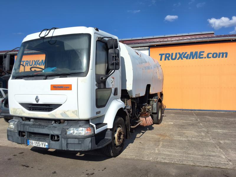 Road network trucks Renault Midlum 220 DCI road sweeper