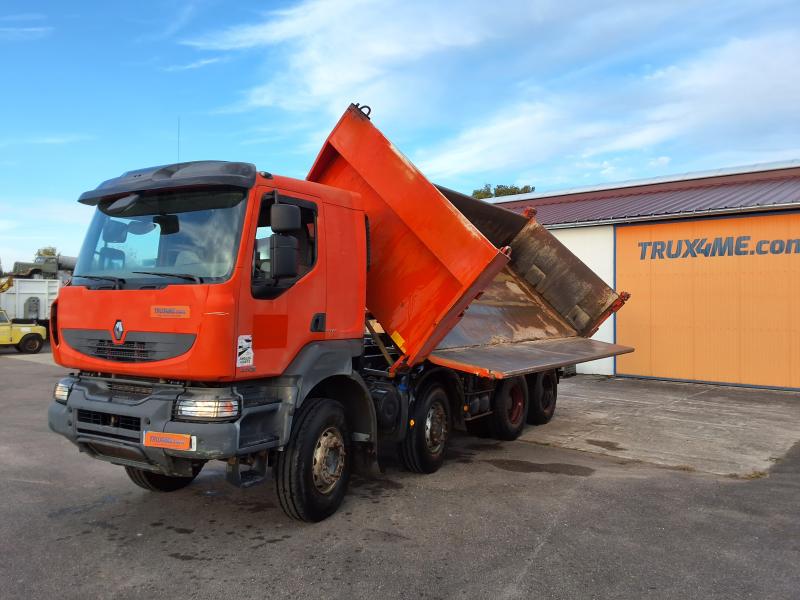truck Renault Kerax 450 DXi Dump body Two-directional trailer body