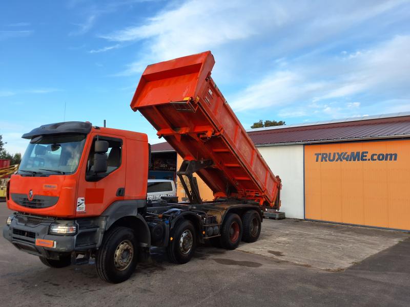 truck Renault Kerax 450 DXi Dump body Two-directional trailer body