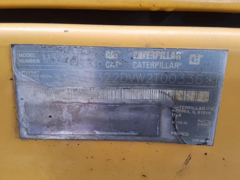 Excavator Caterpillar M322D MH industrial excavator
