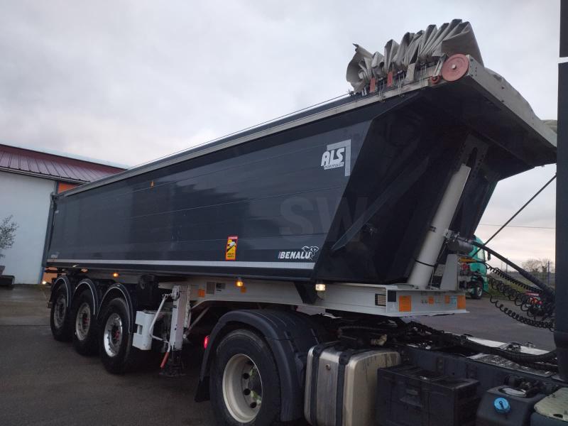 Semi-trailer Benalu Dump body Construction tipper
