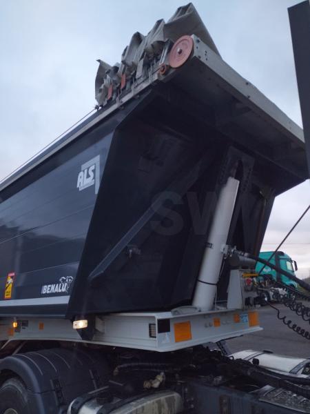 Semi-trailer Benalu Dump body Construction tipper
