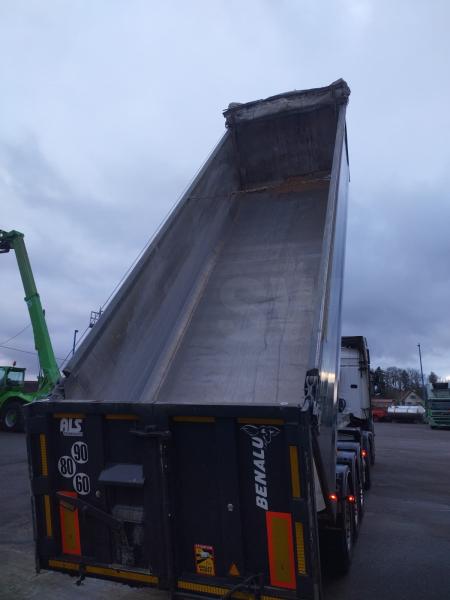 Semi-trailer Benalu Dump body Construction tipper