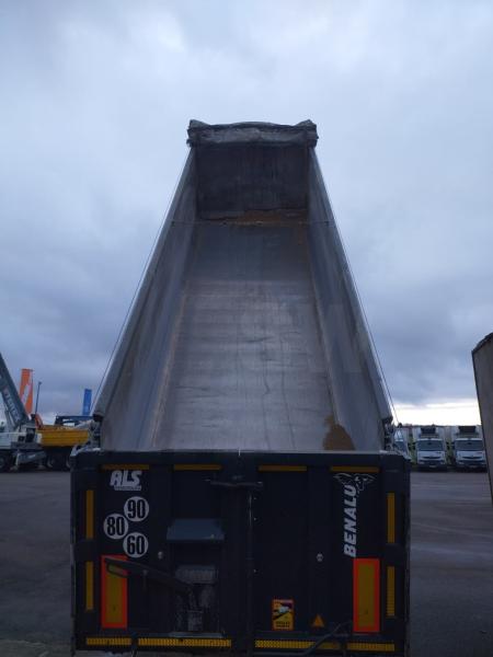 Semi-trailer Benalu Dump body Construction tipper