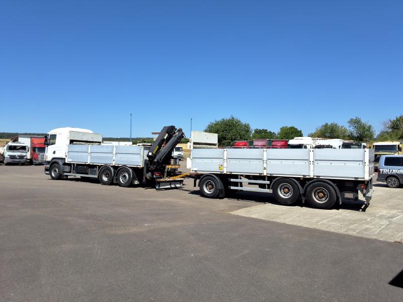 tractor-trailer Scania R 420 Flatbed