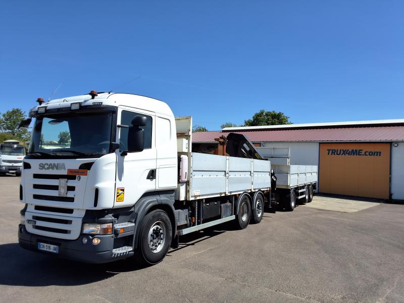 tractor-trailer Scania R 420 Flatbed