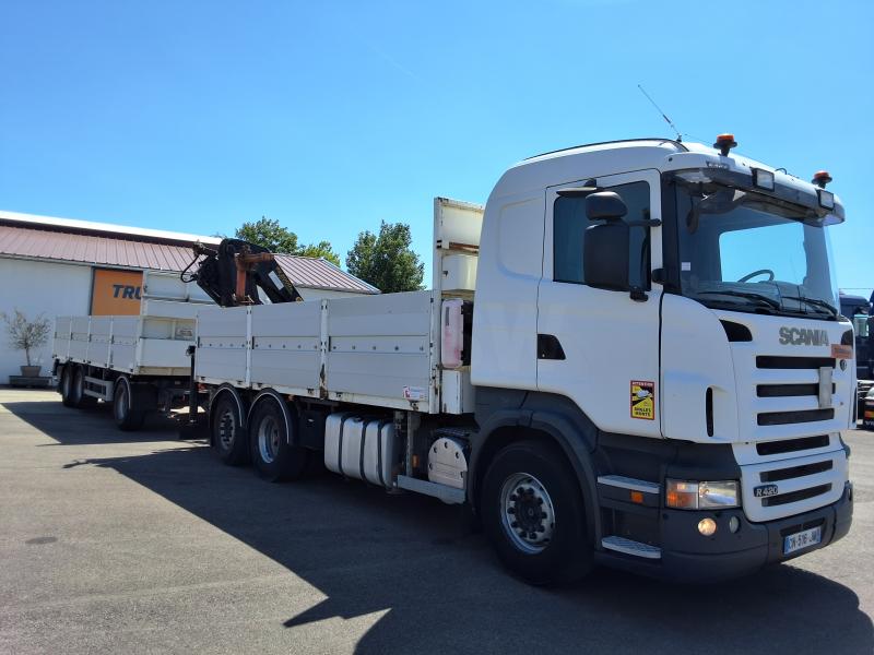 tractor-trailer Scania R 420 Flatbed
