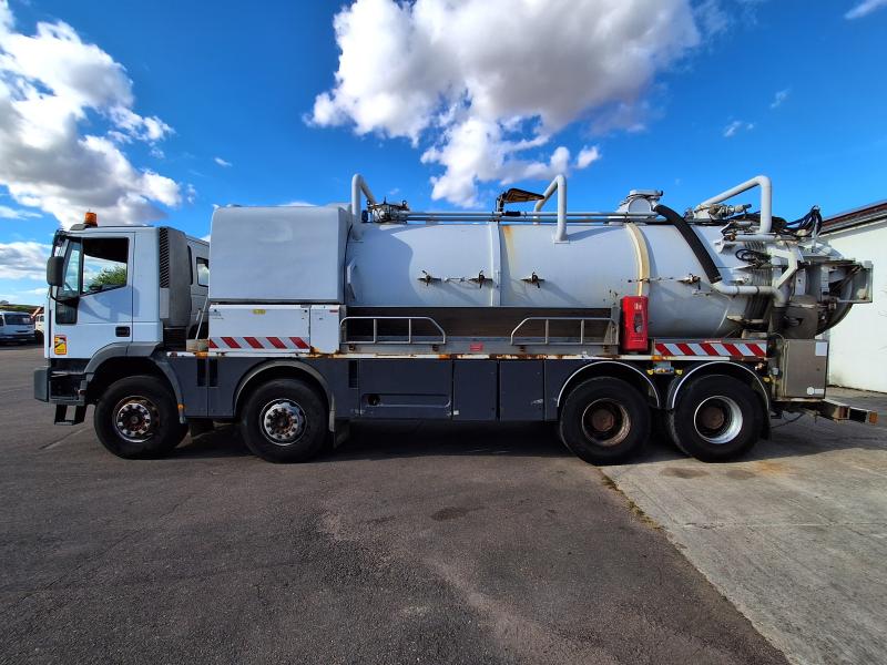 Máquinas de limpieza Iveco Eurotrakker 380 Camión limpiador de chorros