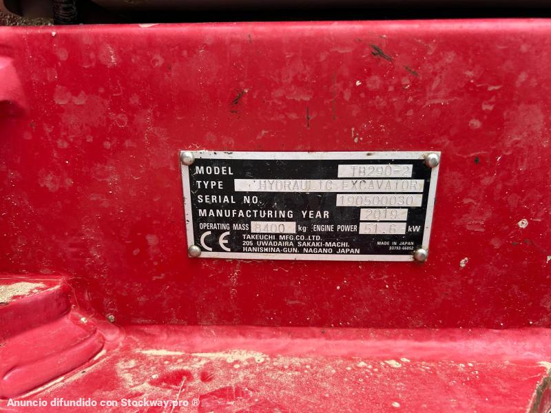 Photo Takeuchi TB290 2  image 8/11