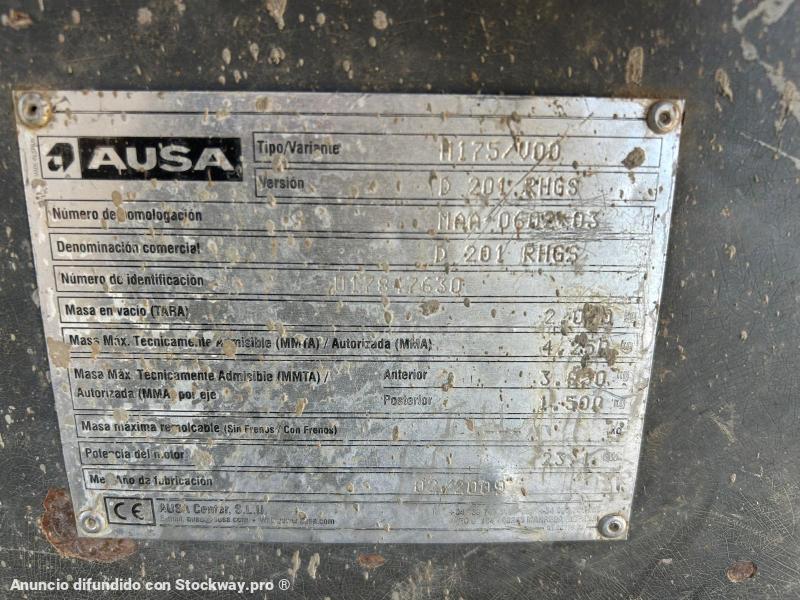 Photo Ausa D 201 RHGS Hydrostat  image 10/11