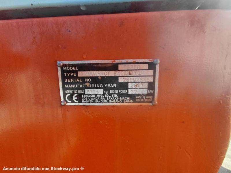 Photo Takeuchi TAKEUCHI TB 260  image 12/12